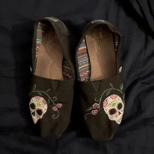 Custom Sugar skull flats